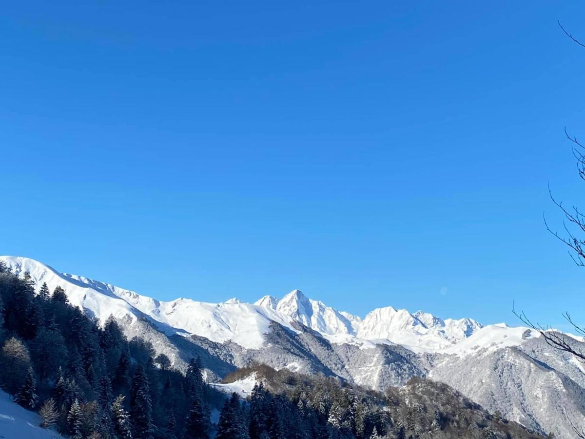 Pied des pistes, pleine nature Ustou Extérieur photo
