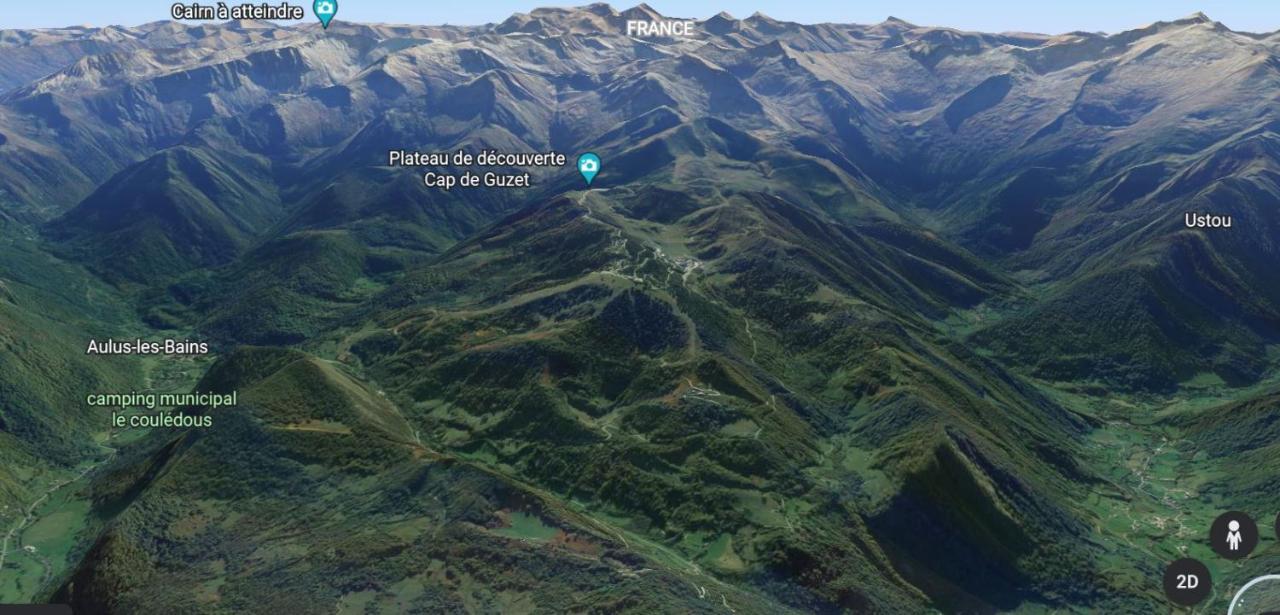 Pied des pistes, pleine nature Ustou Extérieur photo
